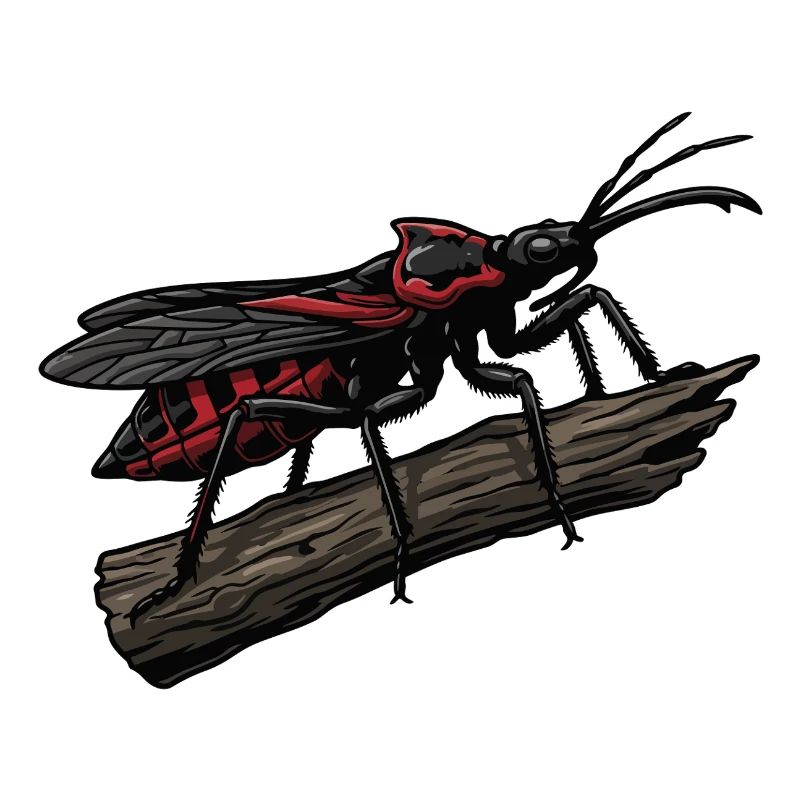 Punaise Assassin Bug Chasseur Red Strike Tattoo