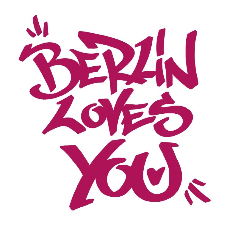 Berlin t’aime dans le style graffiti