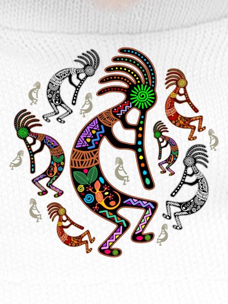 Kokopelli-Regenbogenfarben