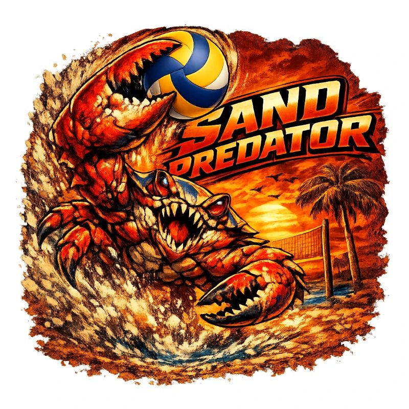 Attaque du prédateur de sable