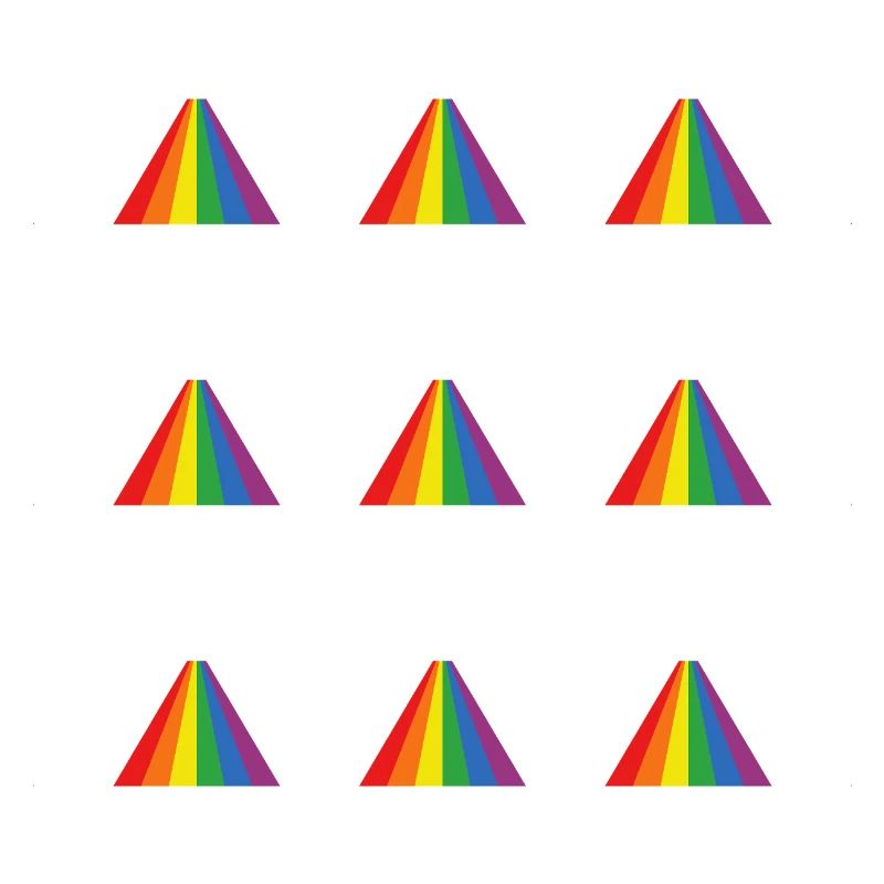 Rainbow Pyramid Pattern