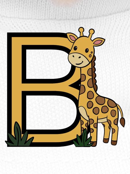 Giraffe Capital Letter B