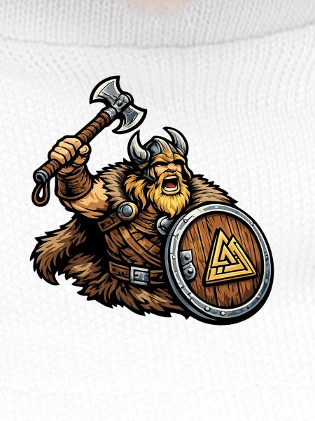 Viking warrior with shield