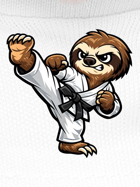 Faultier beim Karate