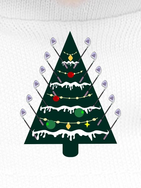 Weihnachtsbaum, Golfen Golfschläger