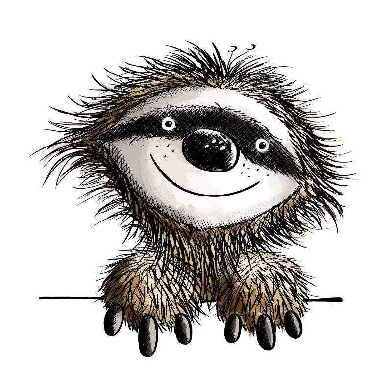 Smart Sloth - Sloths - Comic - Fun