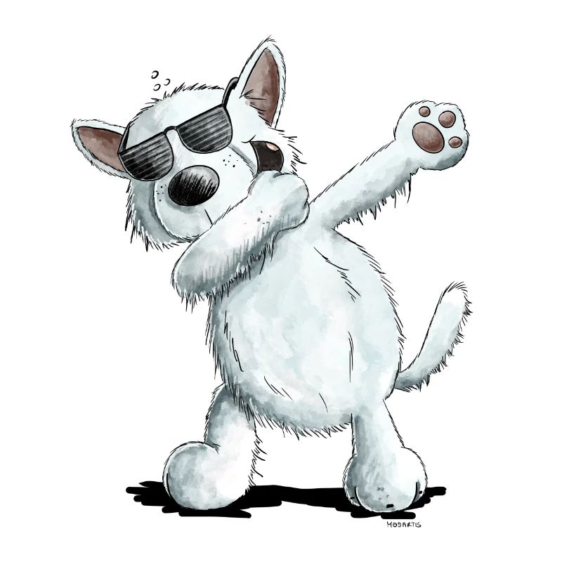 Dab Dance Deutscher Weißer Schäferhund I Schweizer