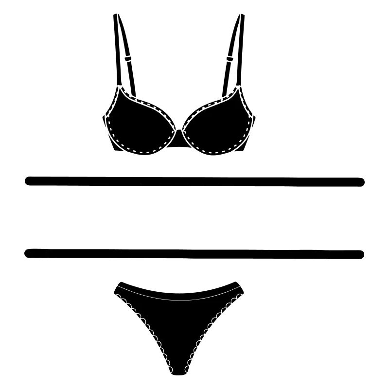 Dessous-Logo für Laden- oder Marktstandverkäufer