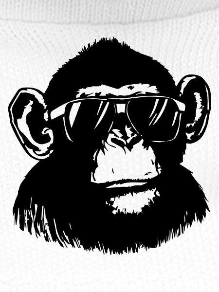 Cooler Affe