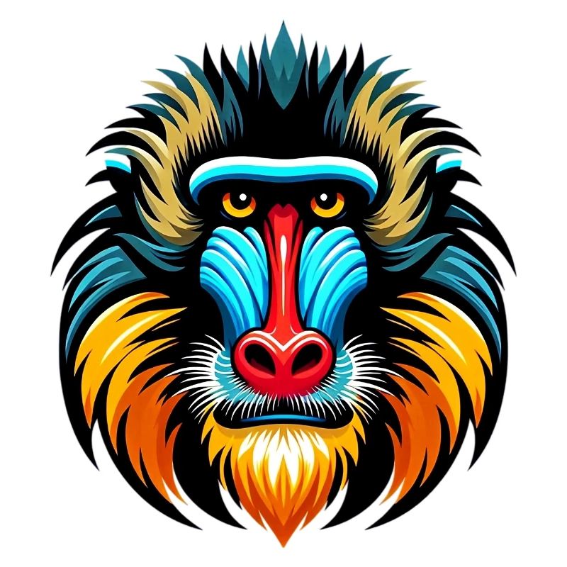 Mandrill monkey