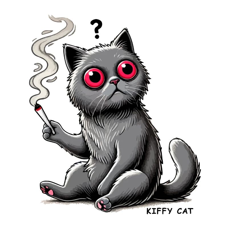 Kiffy Cat // Le chat confus avec l’articulation
