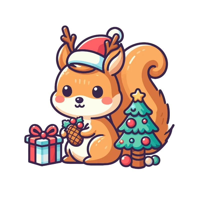 Kleines Weihnachtshörnchen