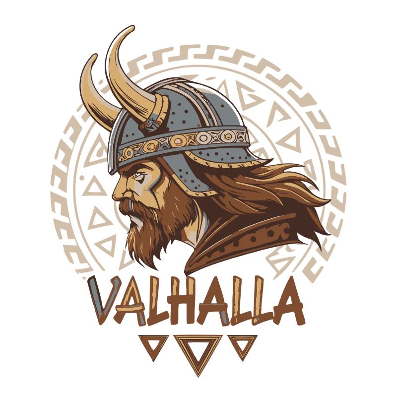 Wikinger Walhalla Runenhelm