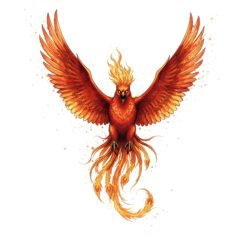 Fire Phoenix Flame Flight