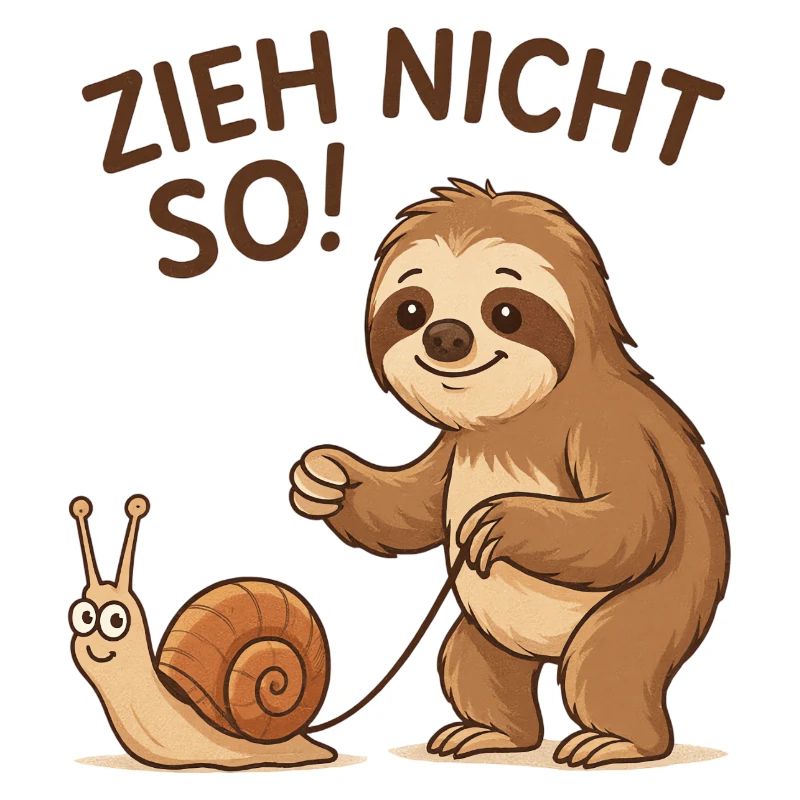 Don't pull like that! Sloth Snail