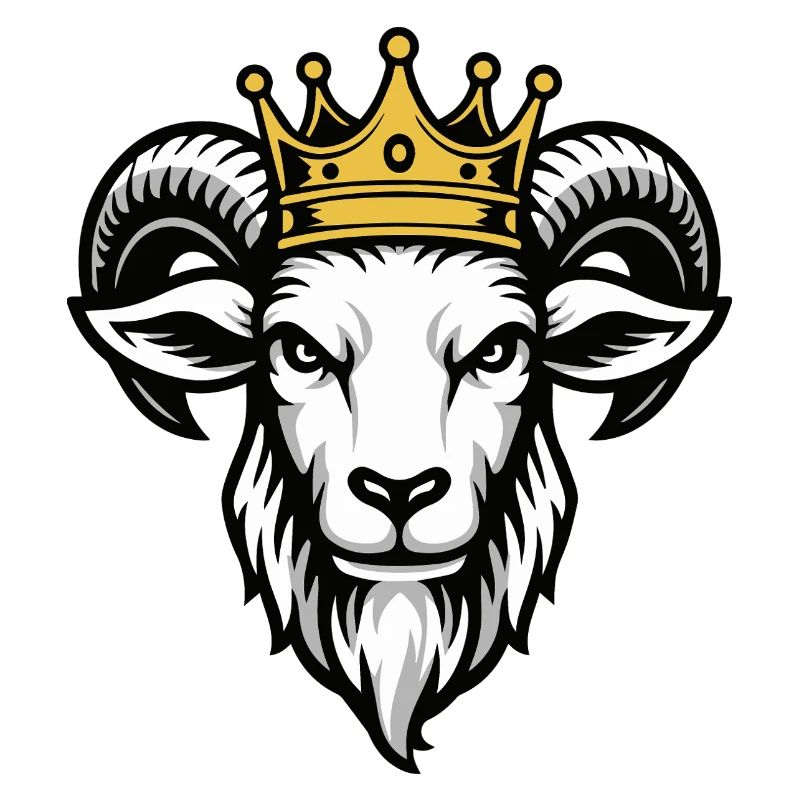 Graphique de couronne royale de chèvre