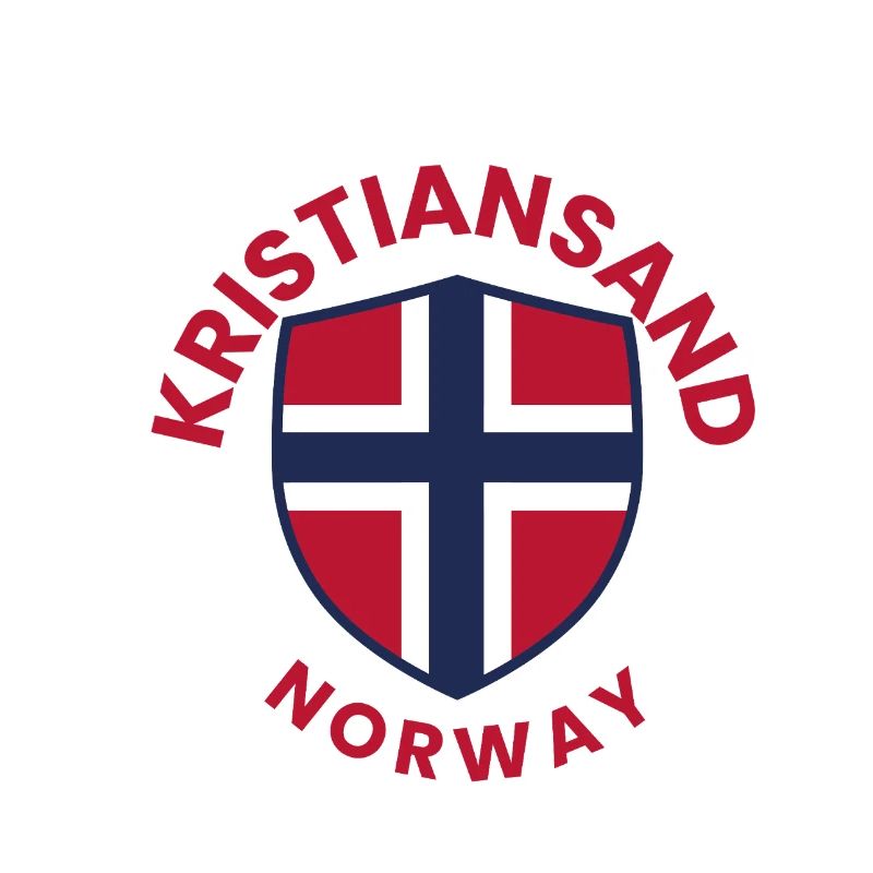 Kristiansand Norway Shield Emblem