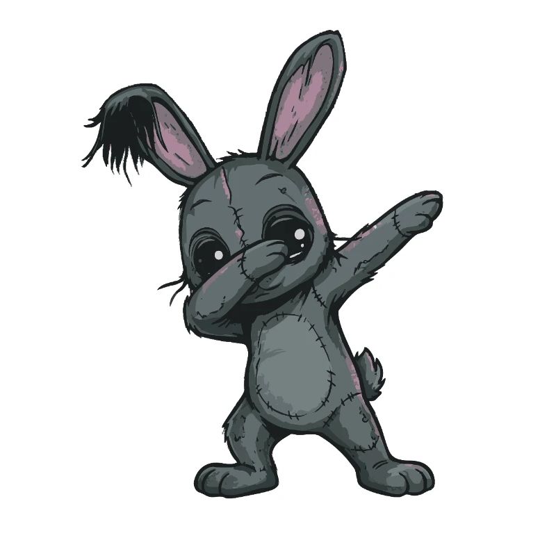 Patchwork Bunny Doodle