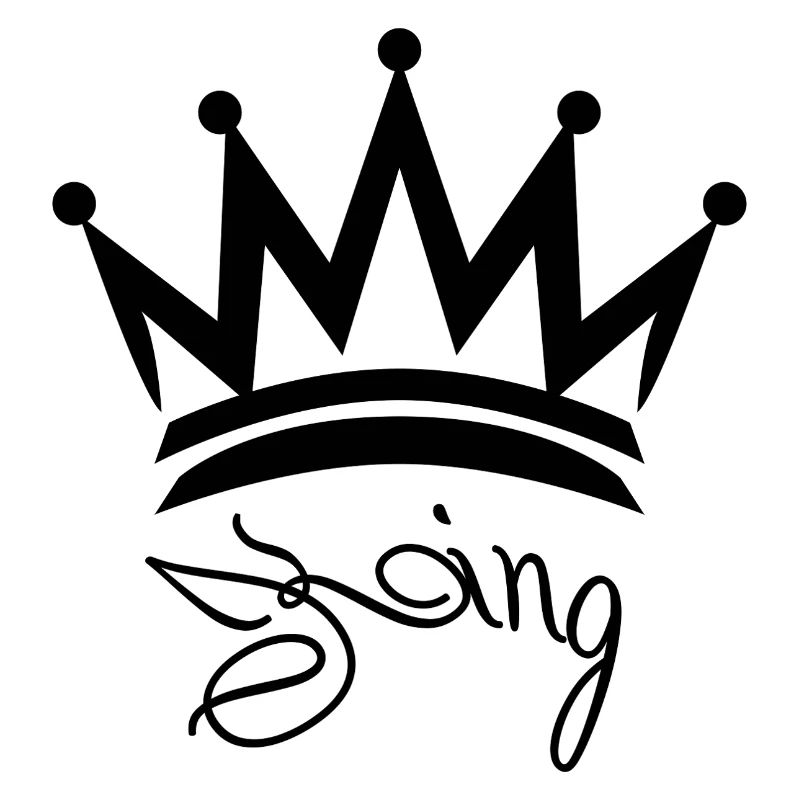 King Valentinstag, Hochzeitstag oder Paar Design