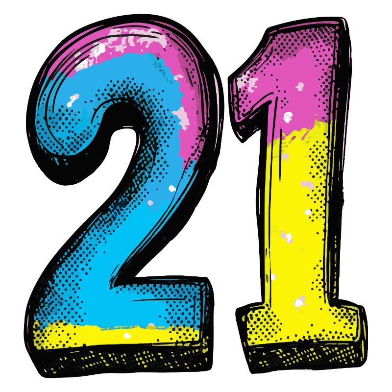 21 Nombre Coloré