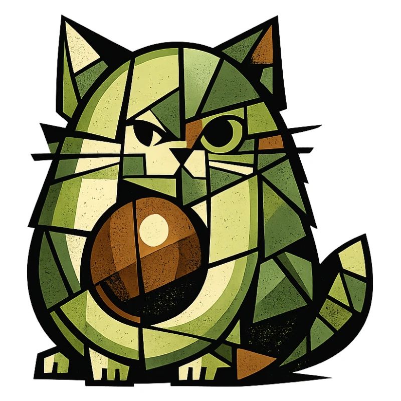 Version cubisme AvoCat