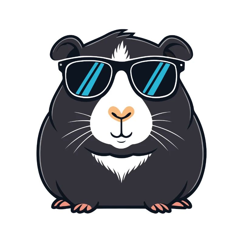Capybara noir Cool Sunglasses
