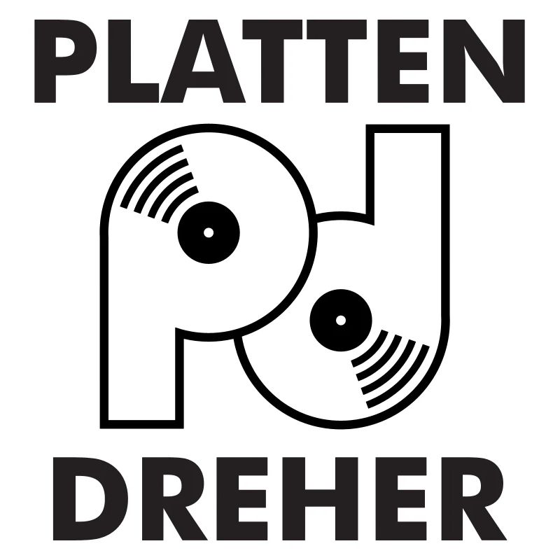 Plattendreher Logo mit Schriftzug
