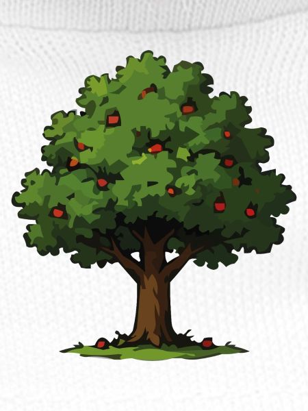 Apfelbaum im Waldstil