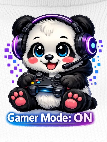 Gamer Panda – Mode ON 🎮🐼