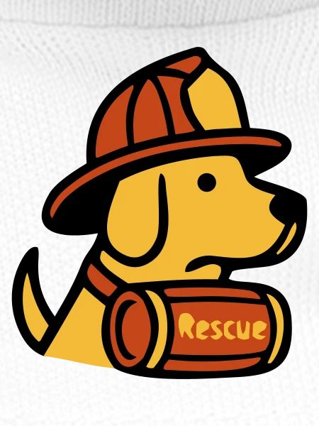 Rescue Dog Fire Brigade Icon
