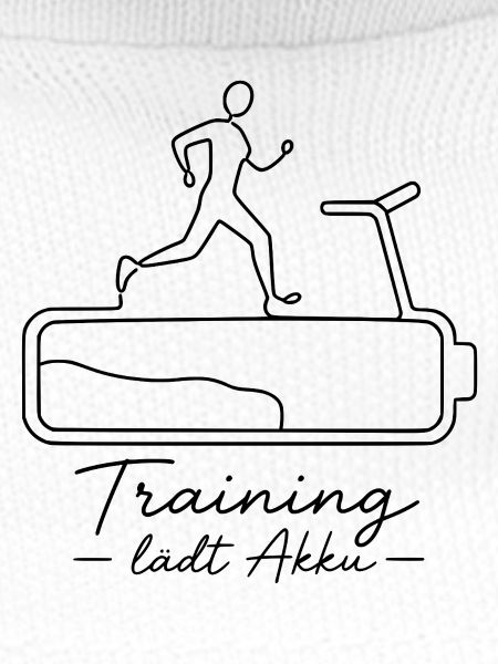 Training lädt Akku