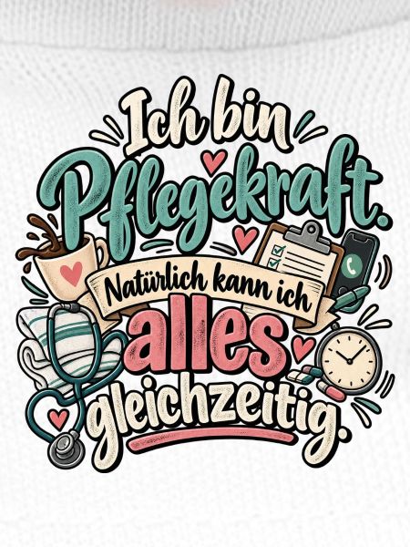 Pflegekraft Multitasking
