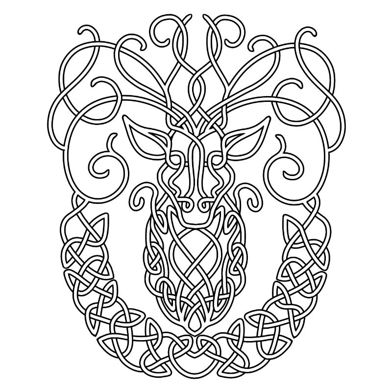 Cerf celtique