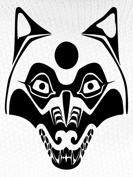 wolf - mask-moon