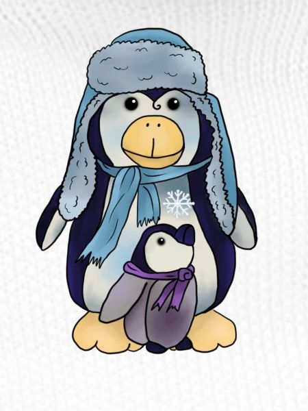 Pinguin mit Kind