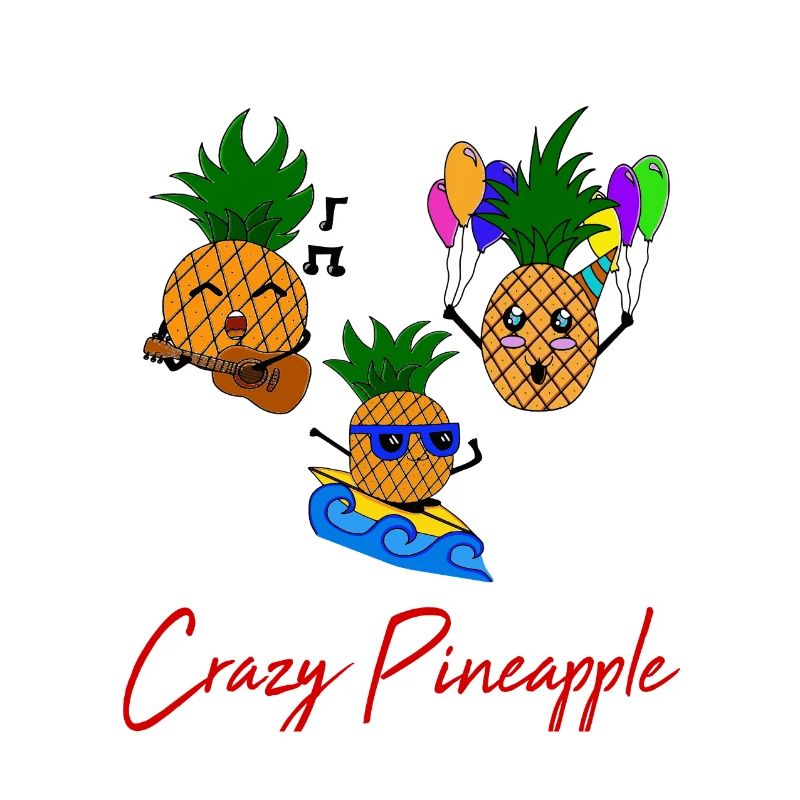 Crazy Pineapple / Summer / Crew / Proverbs / Pineapple