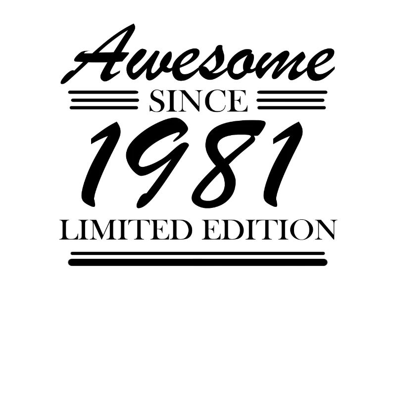 1981 - Born 1981