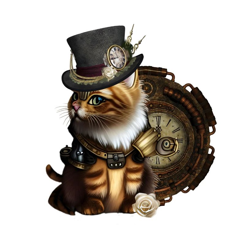 These Steampunk kittens will make your heart go