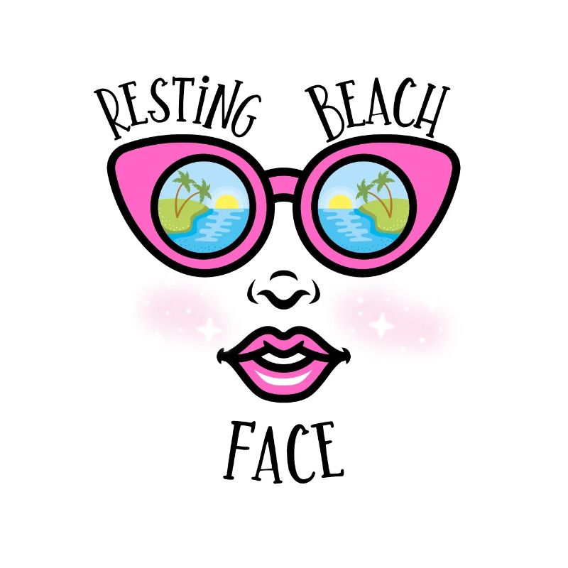 Resting Beach Face - Beach Lovers