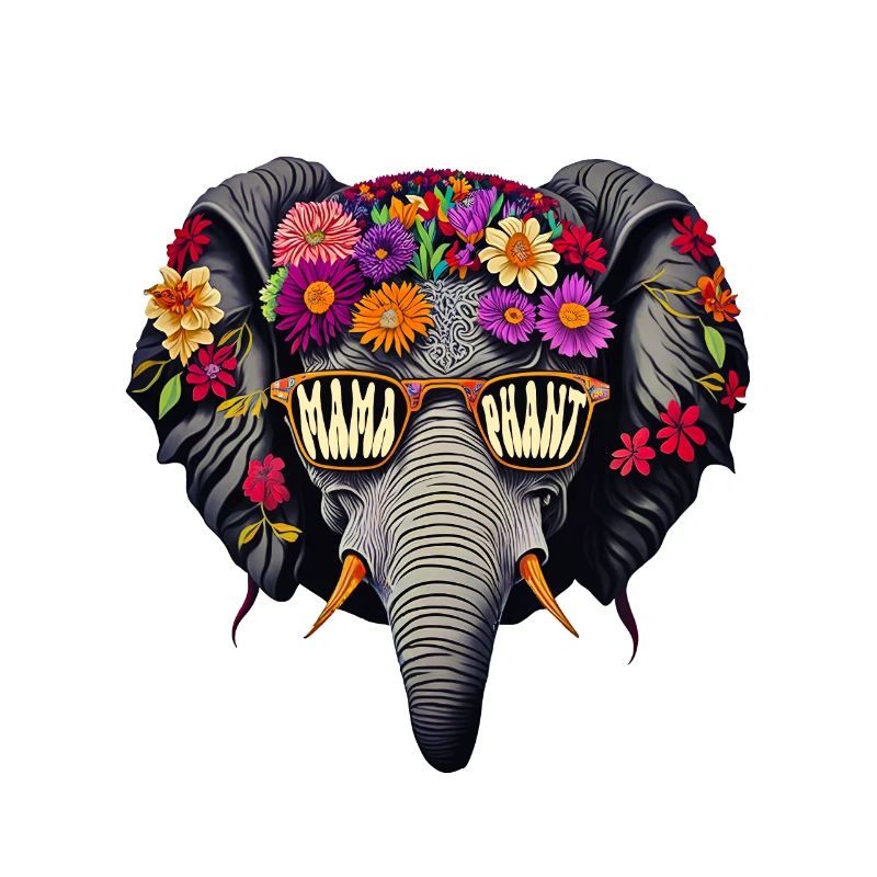 Mamafant Sonnenbrille Mama Elefant Muttertag Blume