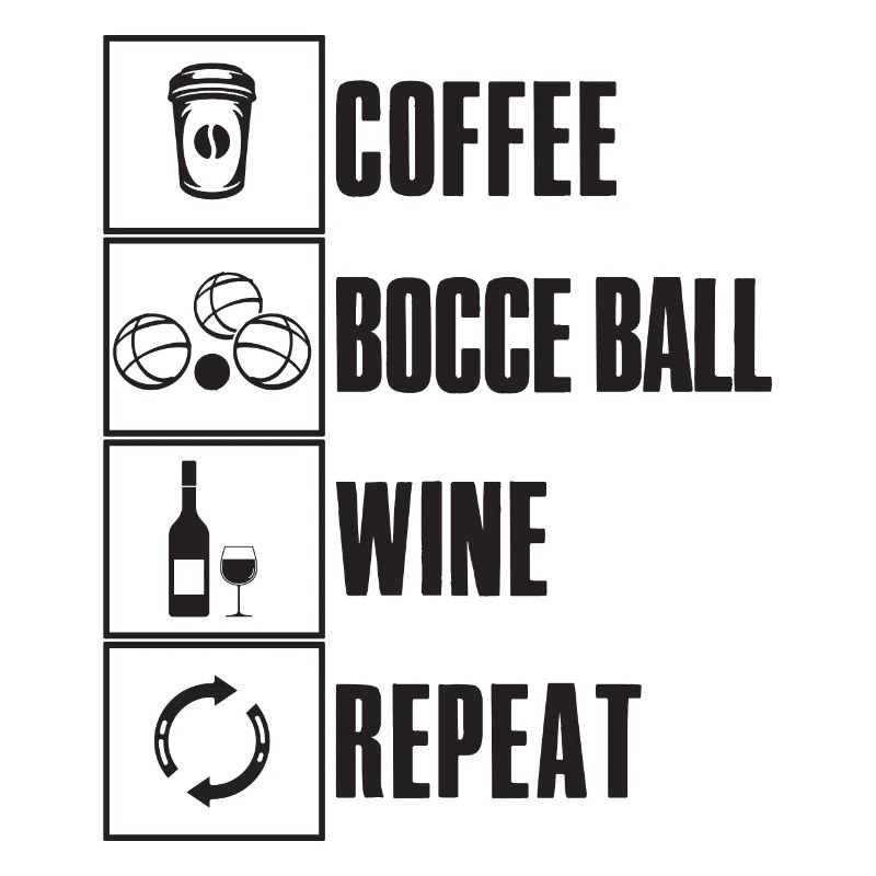 Bocce Saying Bocce Ball with Jack Bocci Game Bocce