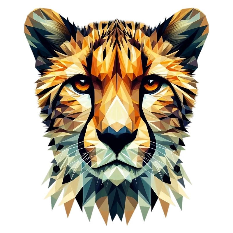 Polygonaler Gepard