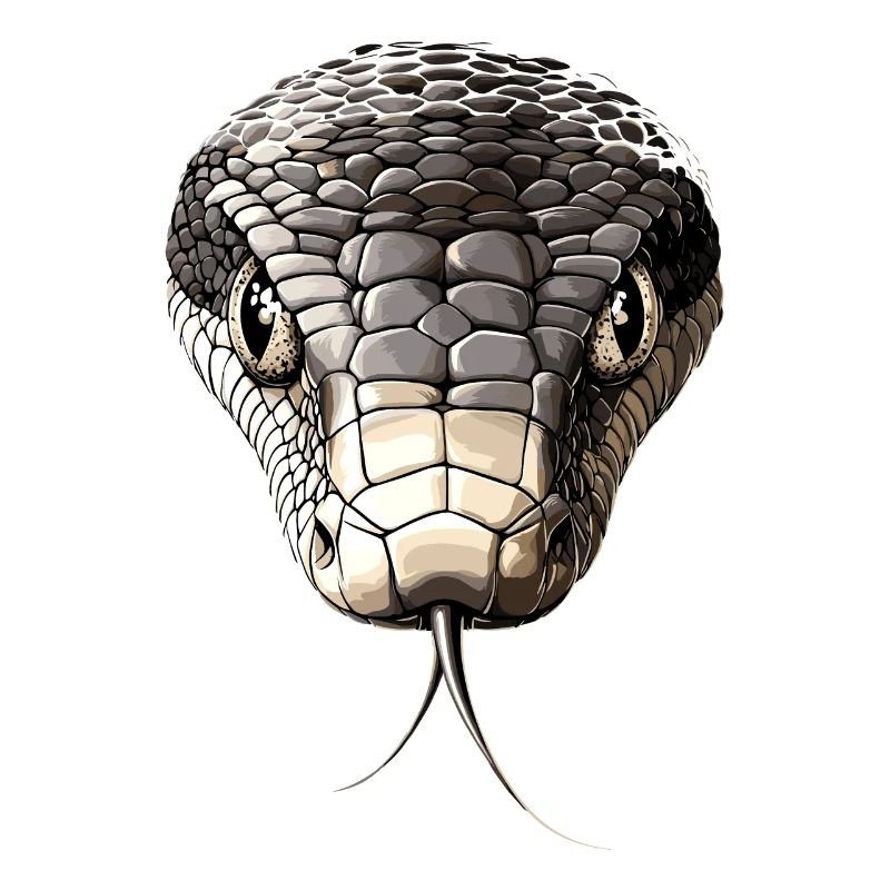 Serpent Python Cobra Mamba Serpent à sonnettes Serpent