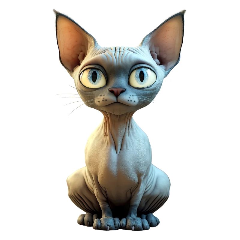 Chat Sphynx Chat Sphynx Chat Canadien Mignon Sphinx