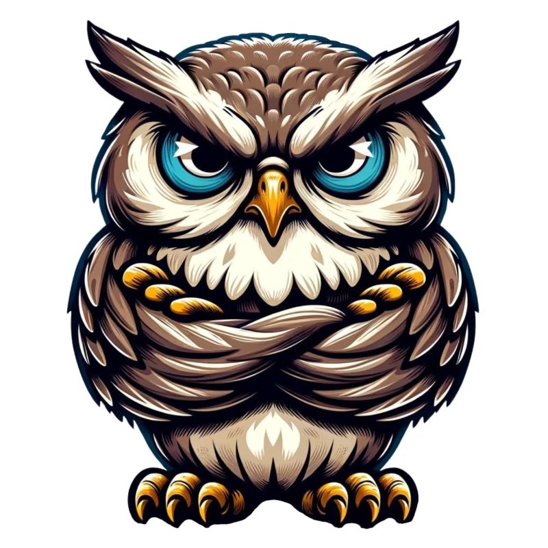 Grumpy Owl