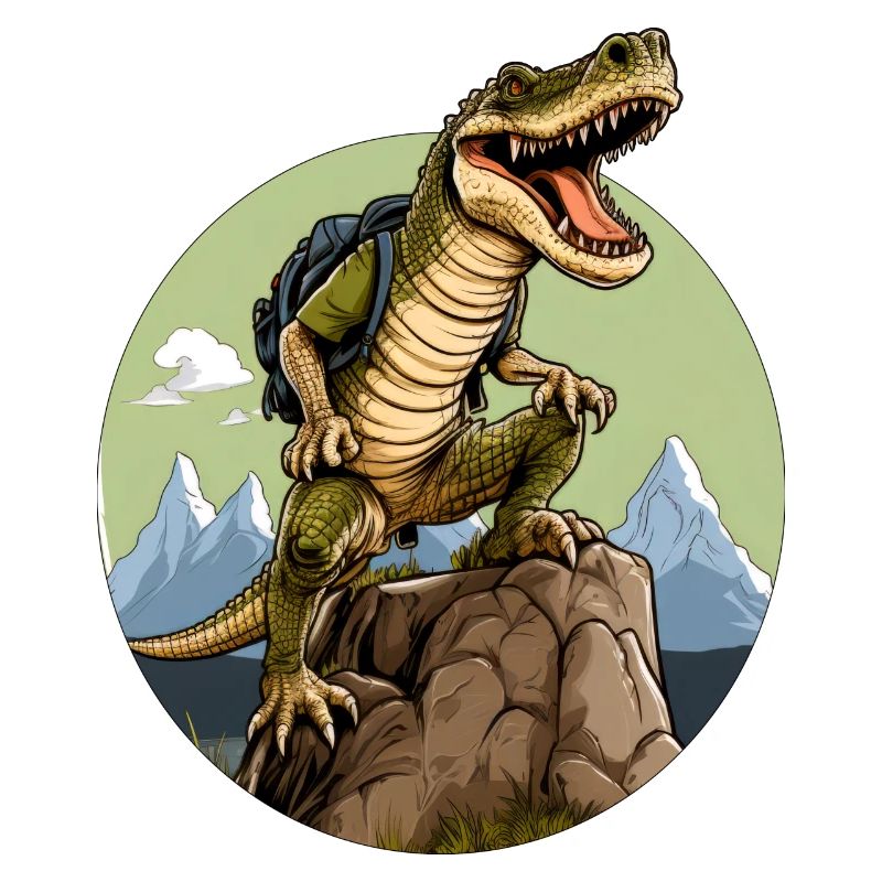 Crocodile Hiking / Mountaineering Crocodiles