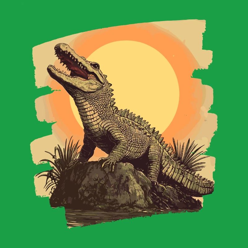 Crocodile Retro