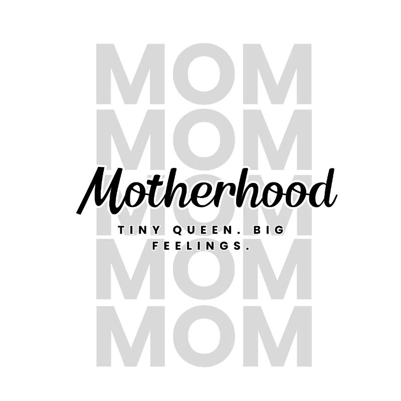 Maternité – Tiny Rebel, Big Feelings Mom Design