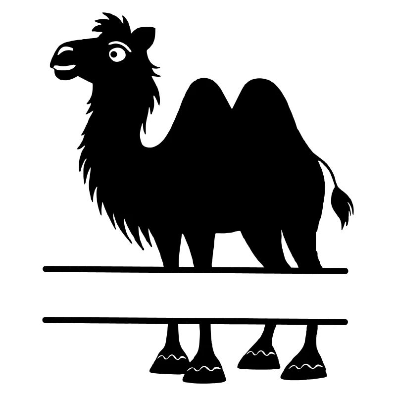 Camel Shadow with Name Box