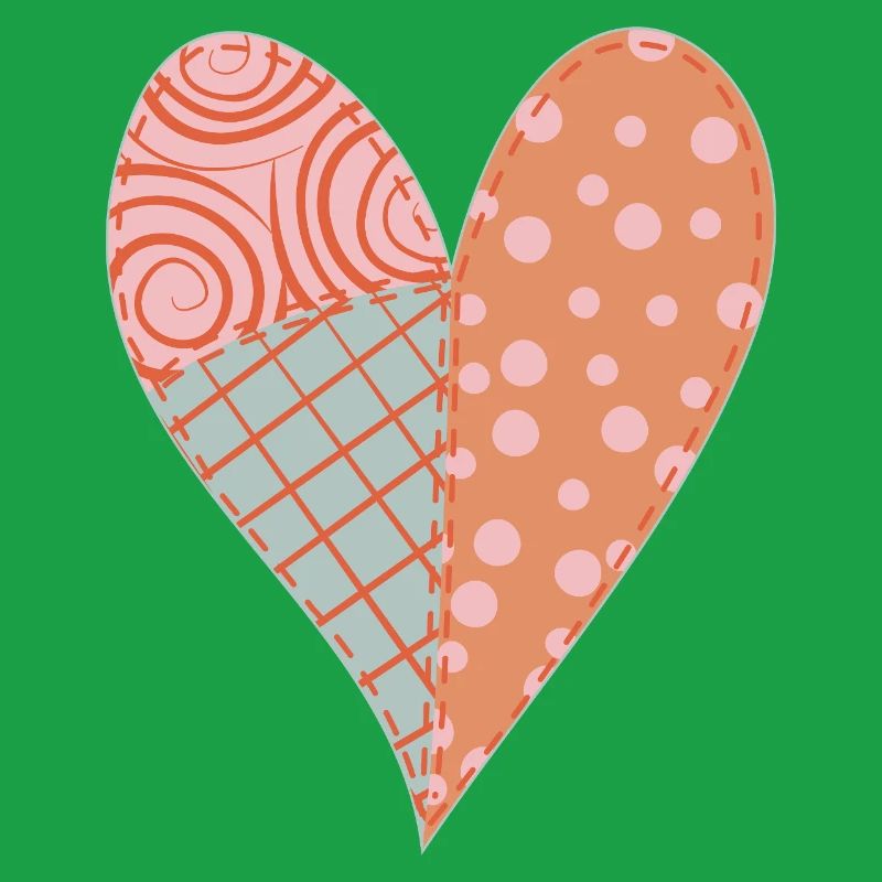 Patchwork Herz Nr. 4